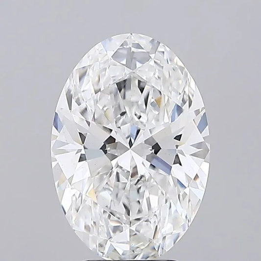 3.57ct Oval Lab Grown Diamond (Colour E, Clarity VS1, IGI Certified)
