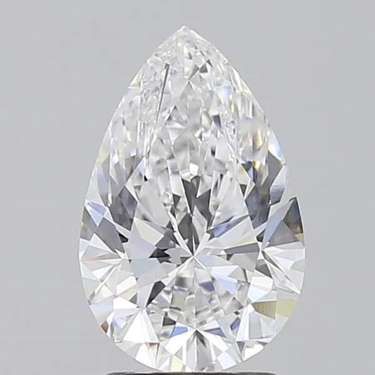 2.07ct Pear Lab Grown Diamond (Colour D, Clarity VVS1, IGI Certified)