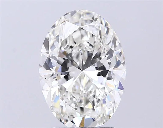 3.01ct Oval Lab Grown Diamond (Colour G, Clarity SI1, IGI Certified)