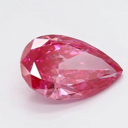 0.69ct Pear Lab Grown Diamond (Colour Purple, Clarity VVS2, Uncertified)
