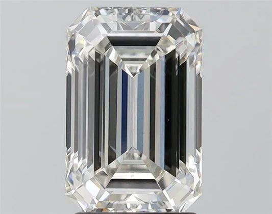 2.64ct Emerald Lab Grown Diamond (Colour H, Clarity VS1, IGI Certified)