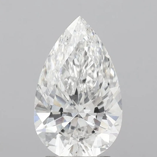 3.05ct Pear Lab Grown Diamond (Colour E, Clarity VS1, IGI Certified)