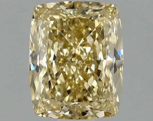 1.57ct Cushion modified Lab Grown Diamond (Colour Fancy Intense Yellow, Clarity VVS2, IGI Certified)